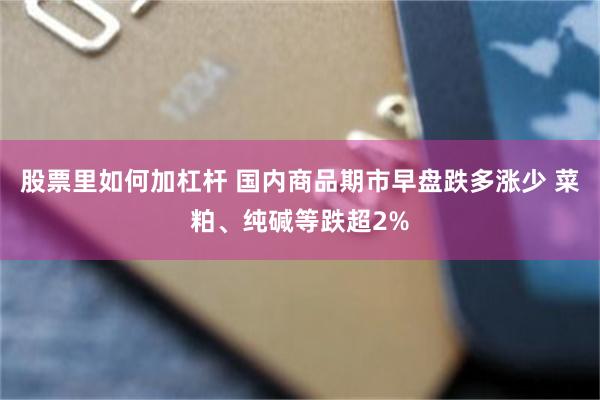 股票里如何加杠杆 国内商品期市早盘跌多涨少 菜粕、纯碱等跌超2%