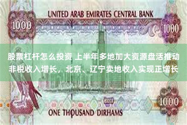 股票杠杆怎么投资 上半年多地加大资源盘活推动非税收入增长，北京、辽宁卖地收入实现正增长