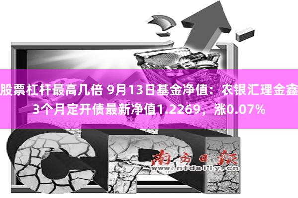 股票杠杆最高几倍 9月13日基金净值：农银汇理金鑫3个月定开债最新净值1.2269，涨0.07%