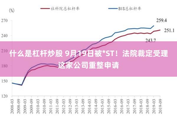 什么是杠杆炒股 9月19日被*ST！法院裁定受理这家公司重整申请