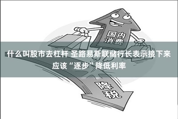 什么叫股市去杠杆 圣路易斯联储行长表示接下来应该“逐步”降低利率