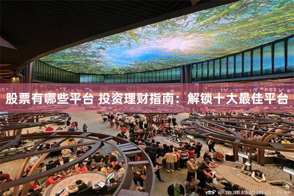 股票有哪些平台 投资理财指南：解锁十大最佳平台