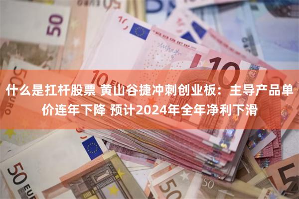 什么是扛杆股票 黄山谷捷冲刺创业板：主导产品单价连年下降 预计2024年全年净利下滑
