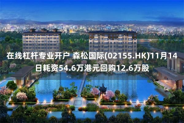 在线杠杆专业开户 森松国际(02155.HK)11月14日耗资54.6万港元回购12.6万股