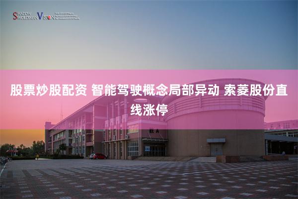 股票炒股配资 智能驾驶概念局部异动 索菱股份直线涨停