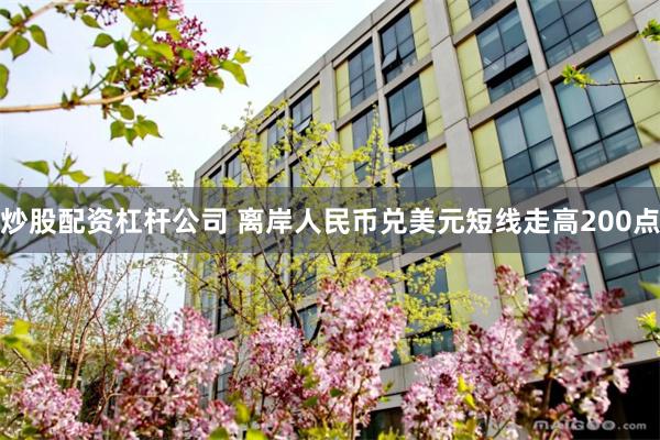 炒股配资杠杆公司 离岸人民币兑美元短线走高200点