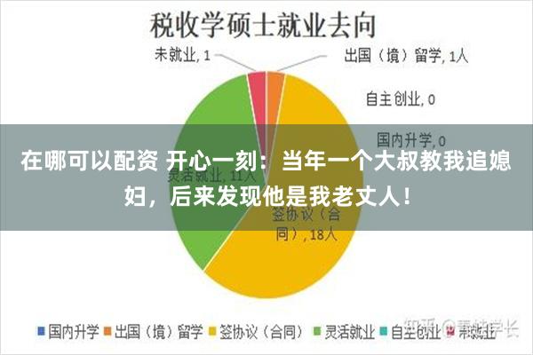 在哪可以配资 开心一刻：当年一个大叔教我追媳妇，后来发现他是我老丈人！